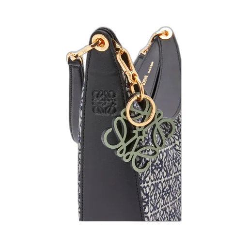 Luna Bag In Anagram Jacquard And Classic Calfskin
