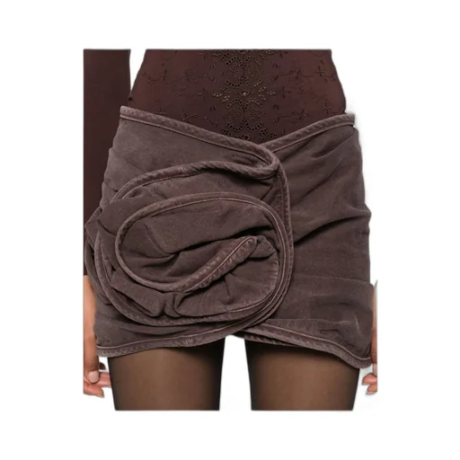Mini Draped Skirt