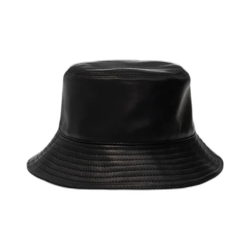 Logo Patch Zip Detailed Fisherman Bucket Hat