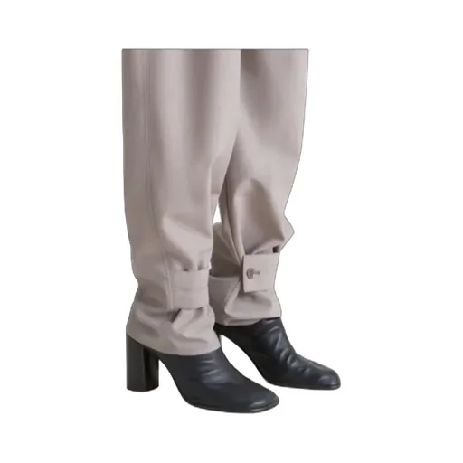 Anatomic Zip-Detail Block-Heel Boots