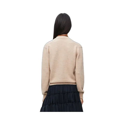 Trompe L'oeil Sweater In Wool And Silk