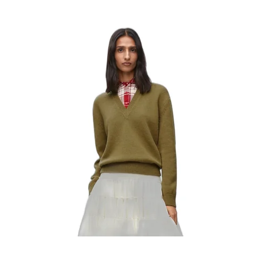 Trompe L'oeil Sweater In Wool And Silk