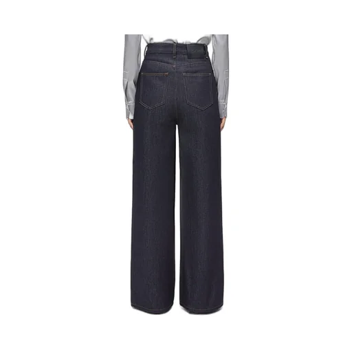 Zipper Button Denim Pants