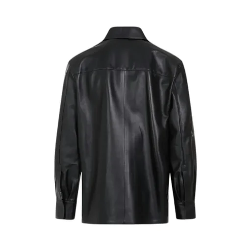 Logo Embossed Long-Sleeved Shirt