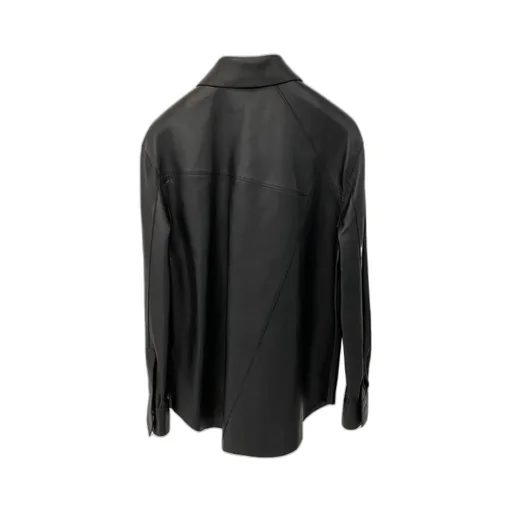 Puzzle Shirt In Nappa Lambskin