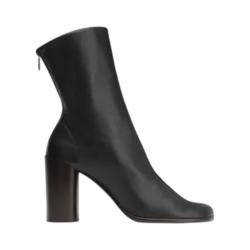 Anatomic Zip-Detail Block-Heel Boots