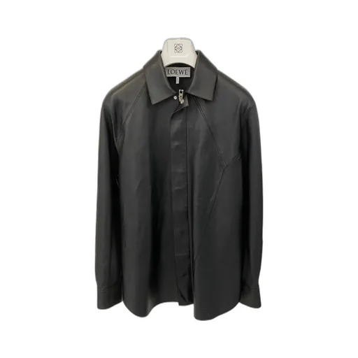 Puzzle Shirt In Nappa Lambskin