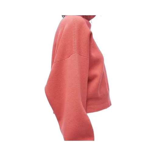 High Neck Sweater In Cashmere