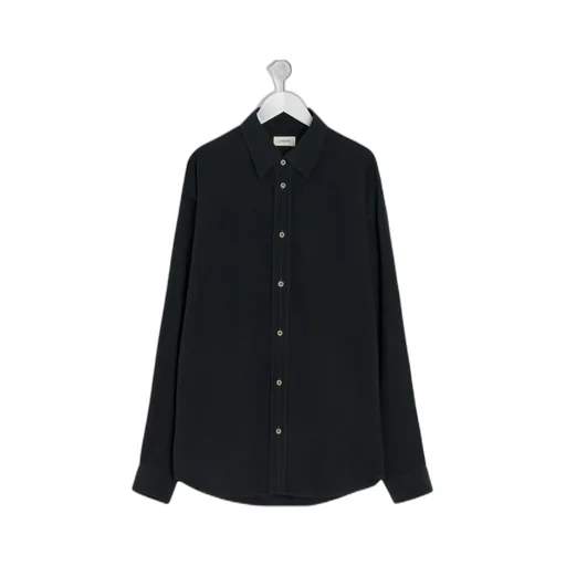 Pleat Detailed Long-Sleeved Shirt