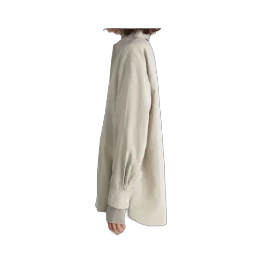 Tied-Neck Buttoned Shirt