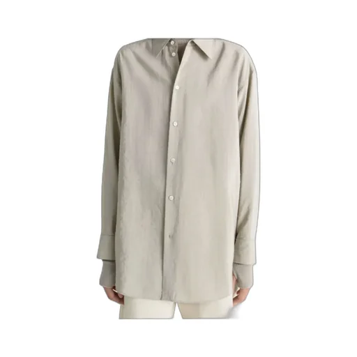 Tied-Neck Buttoned Shirt