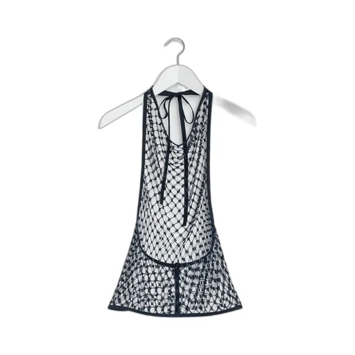 Fishnet Halter Top