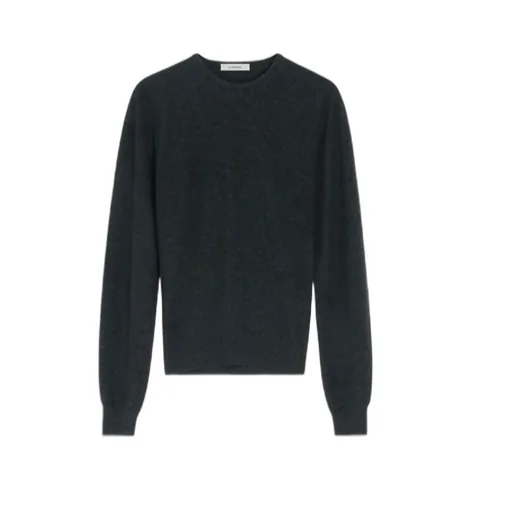 Crew-Neck Wool Top