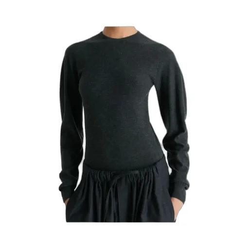 Crew-Neck Wool Top