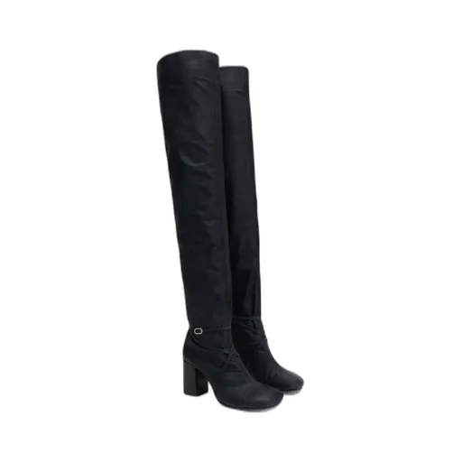 Knotted Anatomic High Boots