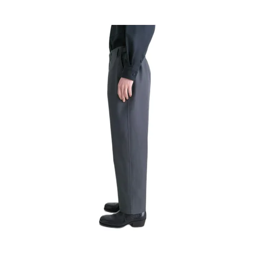 Adjustable-Waist Straight Leg Trousers