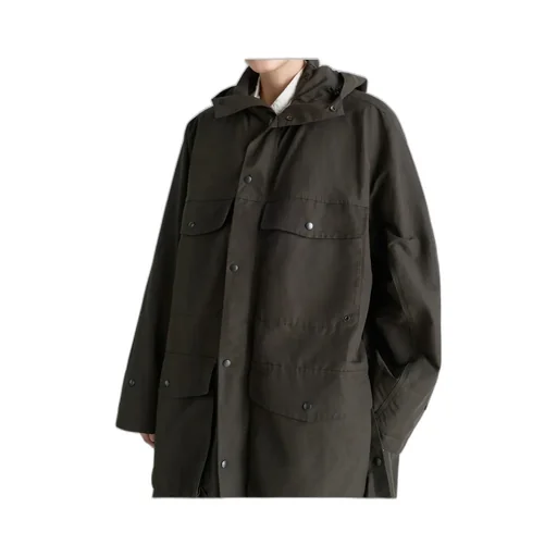 Utility Raincoat Water Repellent Polyamide Linen Cotton