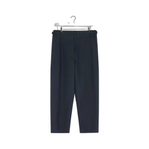 Adjustable-Waist Straight Leg Trousers