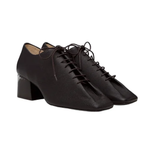 Souris Leather Lace-Up Derby Shoes