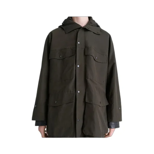 Utility Raincoat Water Repellent Polyamide Linen Cotton