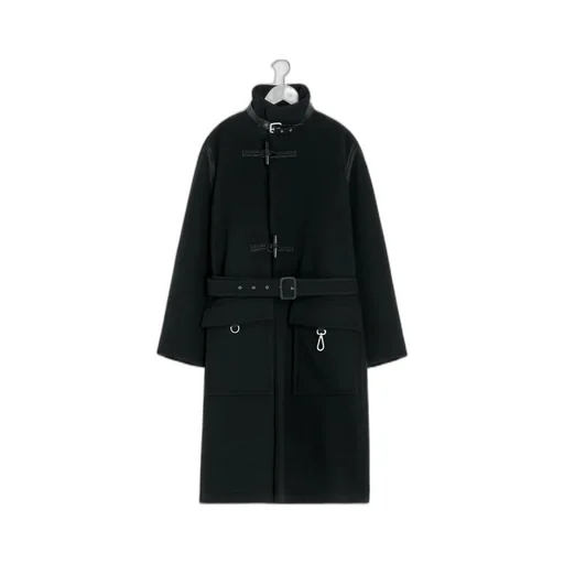Belted Patch Pocket Coat