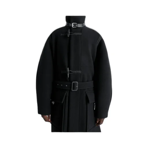 Belted Patch Pocket Coat