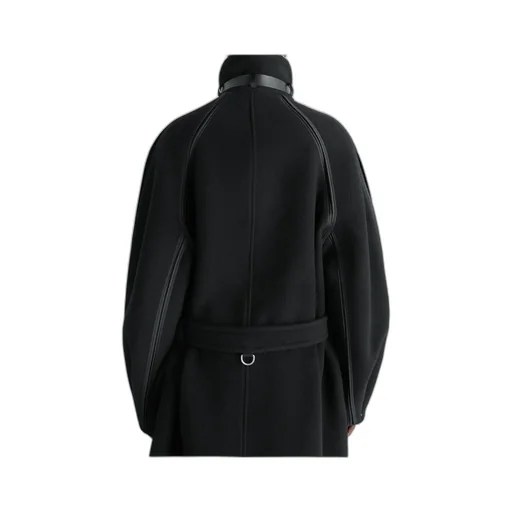 Belted Patch Pocket Coat