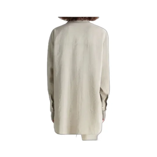 Tied-Neck Buttoned Shirt
