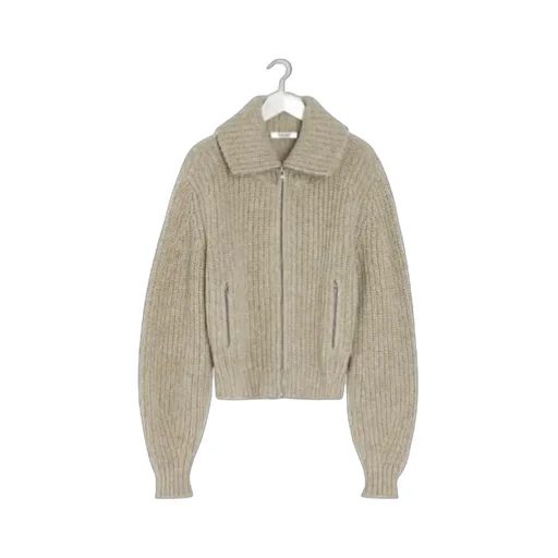 Long Sleeved Zipped Cardigan