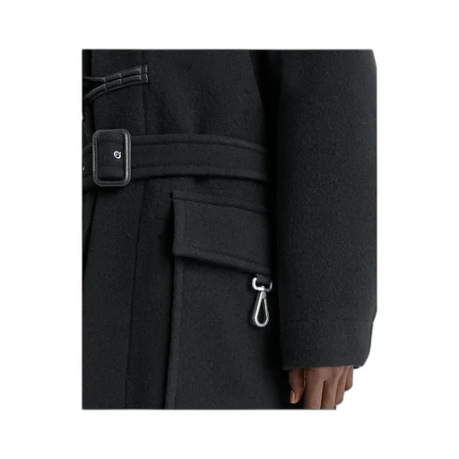 Belted Patch Pocket Coat