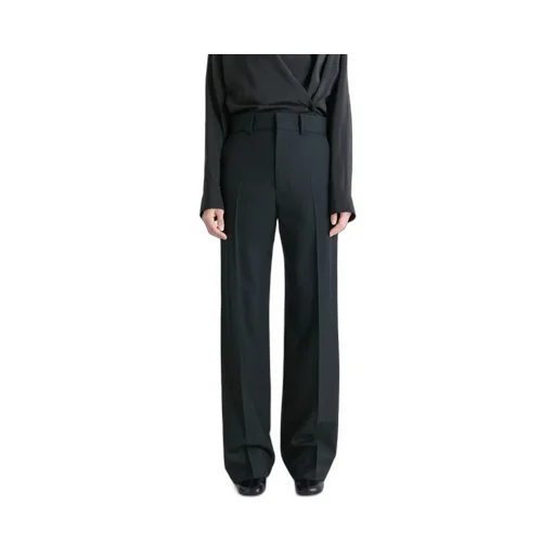 Pleated Straight Trousers