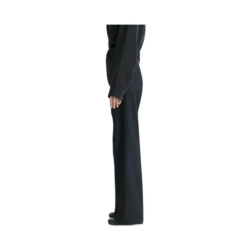 Pleated Straight Trousers