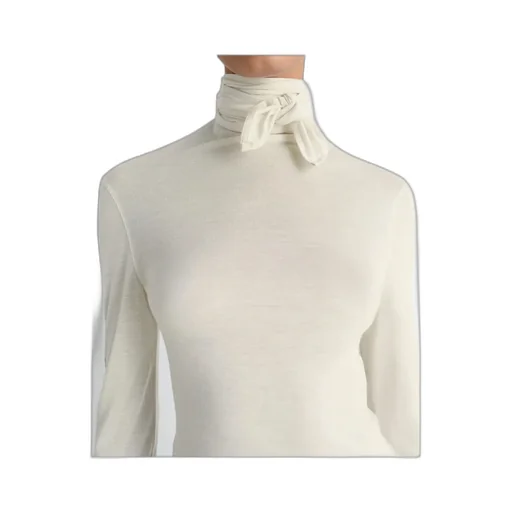 Tied-Neck T-Shirt