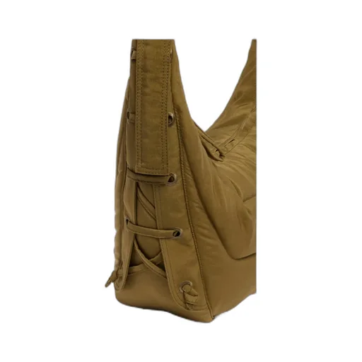 Large Soft Game Quilted Shoulder Bag
