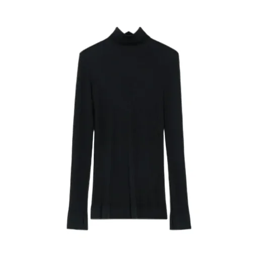 Seamless Sleeves High Neck Top