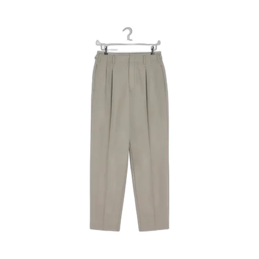 Pleated-Front Side-Adjustable Trousers