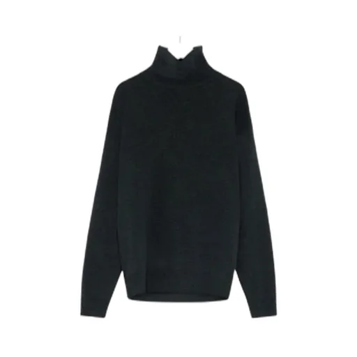 High-Neck Wool Sweater
