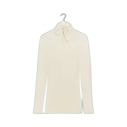 Tied-Neck T-Shirt