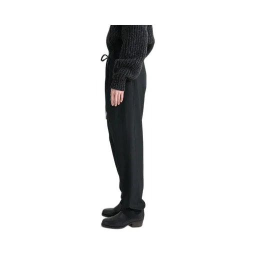 Drawstring Straight-Leg Pants