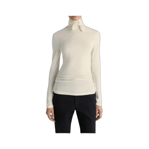 Tied-Neck T-Shirt