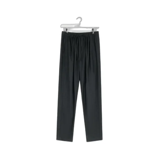 Drawstring Straight-Leg Pants