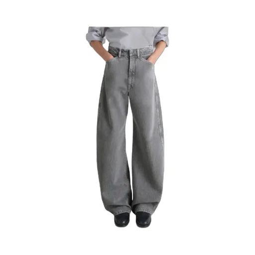 High Waisted Curved Pants