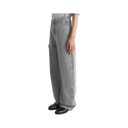 High Waisted Curved Pants