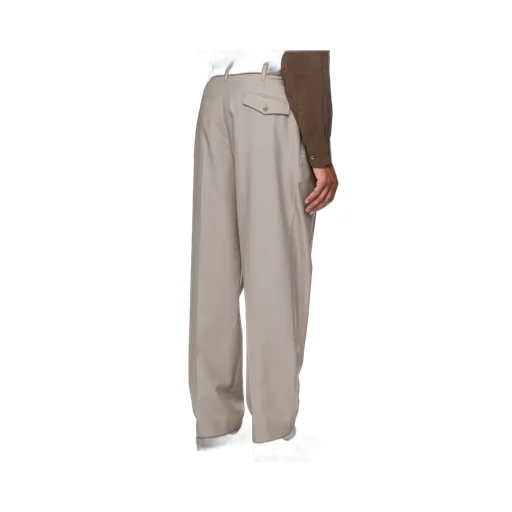 Pleated-Front Side-Adjustable Trousers