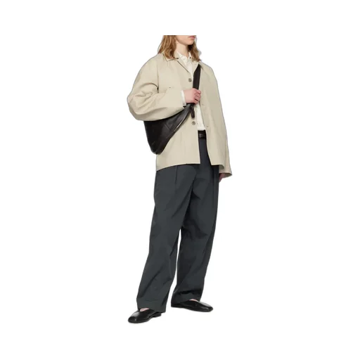 Pleated Wide Leg Chino Pants