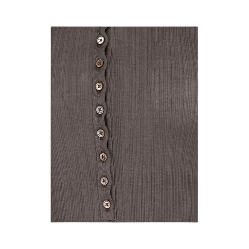 Buttoned Ribbed Body