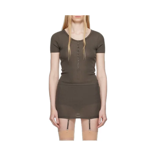 Buttoned Ribbed Body