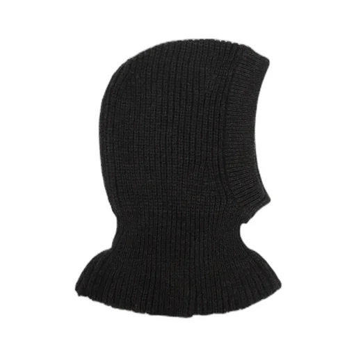 Ribbed Knitted Balaclava