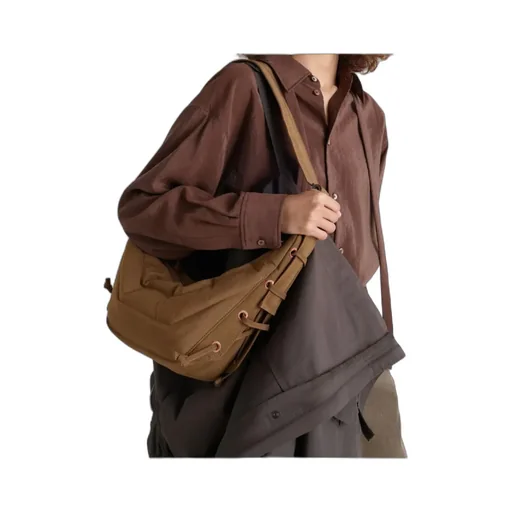 Small Soft Game Quilted Shoulder Bag