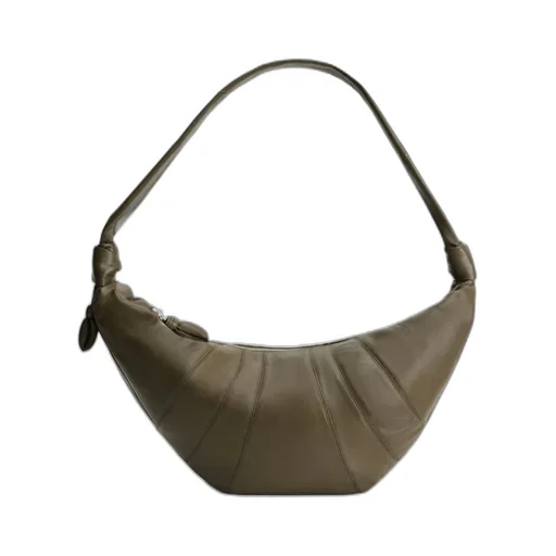 Large Croissant Panelled Shoulder Bag